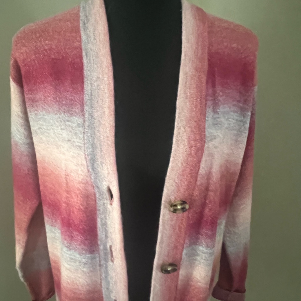 Gradient Pink And Purple Women's Sweater Size S Loft